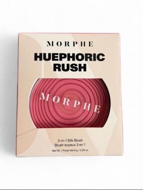 Morphe Huephoric Rush 3-in-1 Silk Blush - Rose Pink